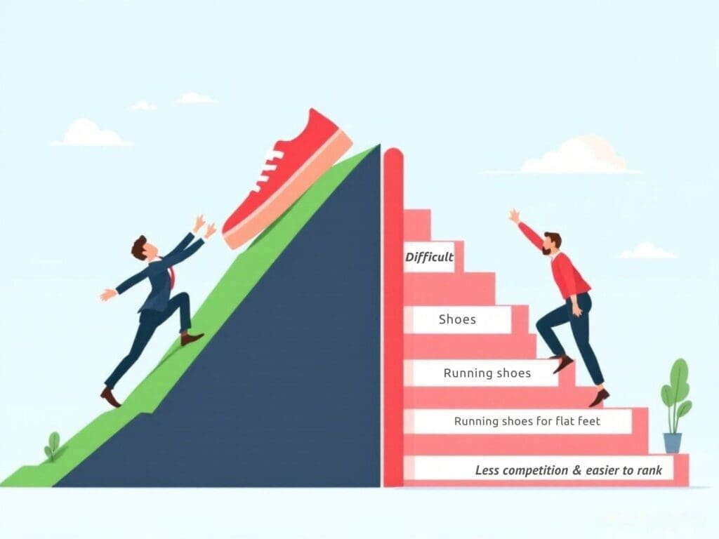 Short-tail vs long-tail keywords