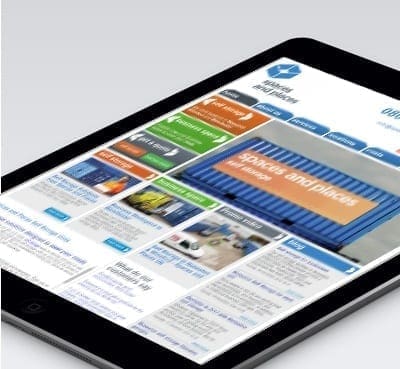 Spaces and places tab design