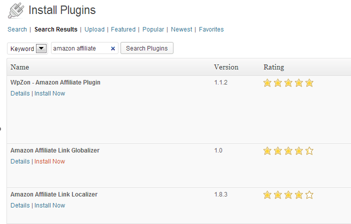 Plugins - how to monetise your website with affiliate programs - part 3 Plugins