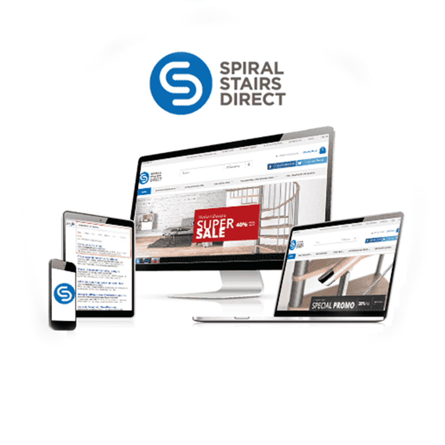 Profile mockup spiral stairs direct - spiral stairs direct