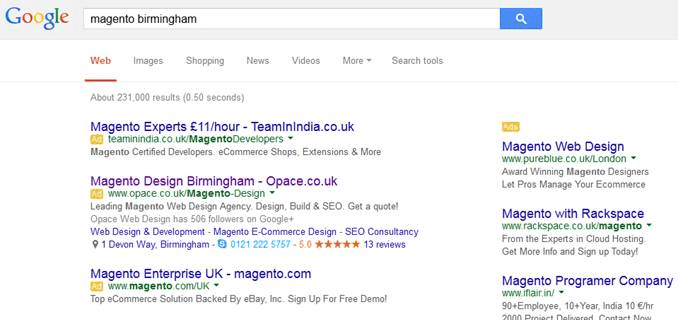 Opace starred ratings in adwords listings - google introduces starred ratings & reviews from google+ in adwords listings Opace starred ratings in adwords listings