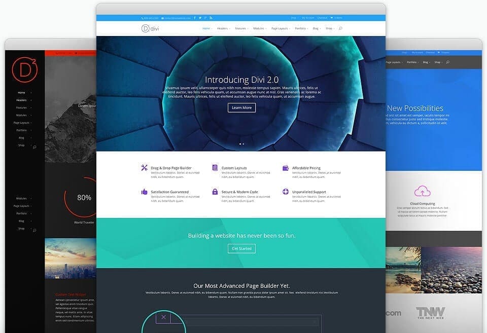 Divi theme - essential free wordpress plugins & themes for your website Divi theme
