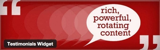 Testimonials widget - essential free wordpress plugins & themes for your website Testimonials widget