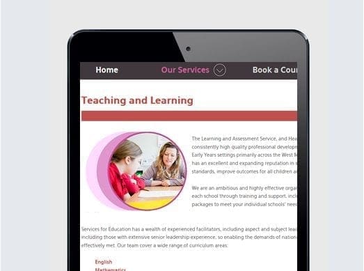 Services for education portfolio 1