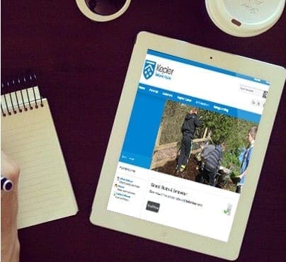 Kepier sports college tab design