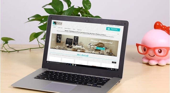 Walnut & weave web design