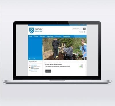 Kepier sports college joomla template design