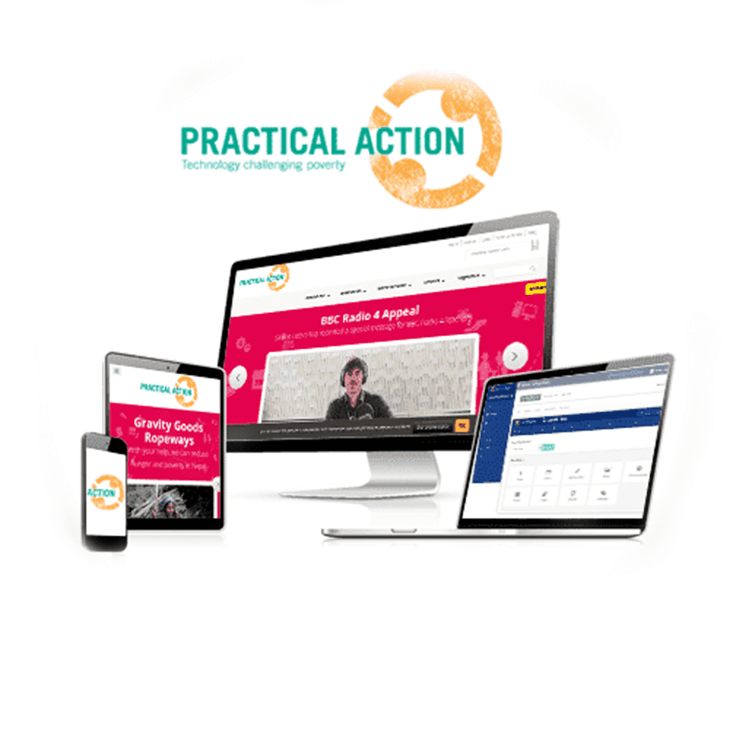 Profile mockup practical action - practical action