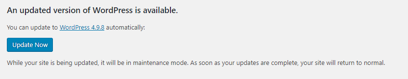 Updates readily available - the advantages of using wordpress as your cms Updates readily available