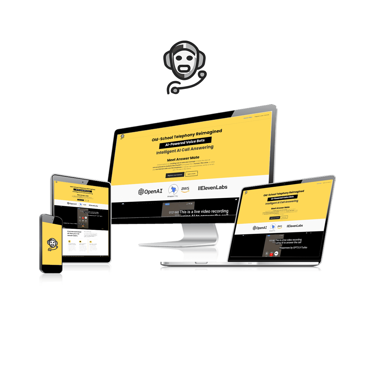 Profile mockup answer mate - answer mate