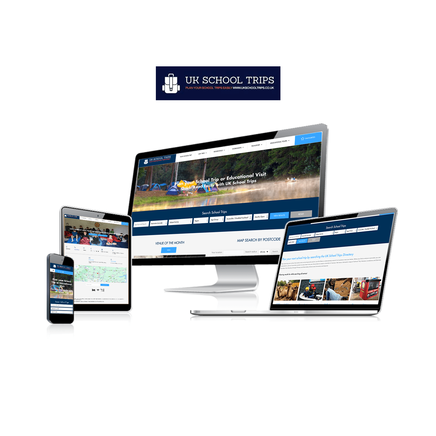 Profile mockup uk school trips - uk school trips