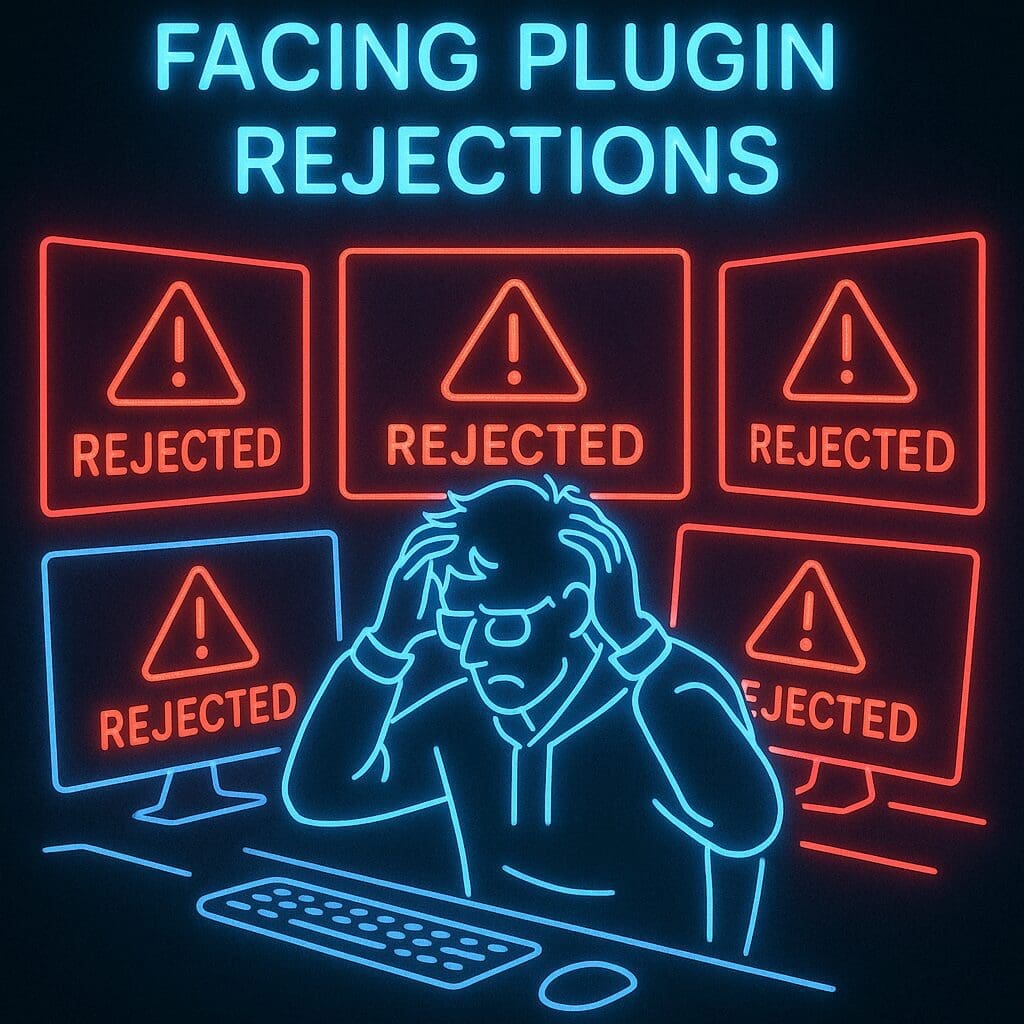 Wordpress plugin rejections