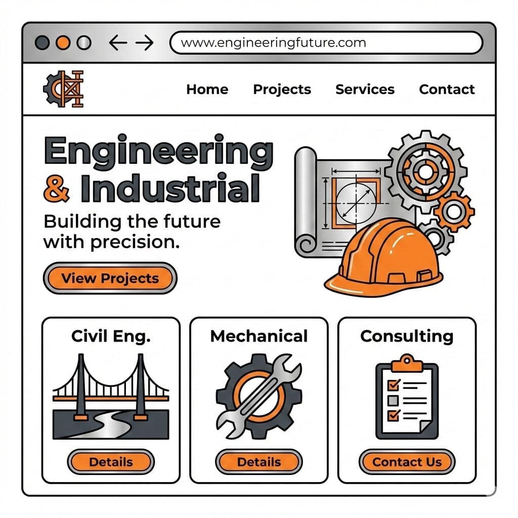 engineering and industrial website