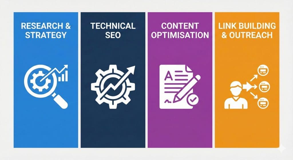 Integrated seo pillars
